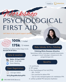 Workshop – Tabula x Attentive – Psychological First Aid