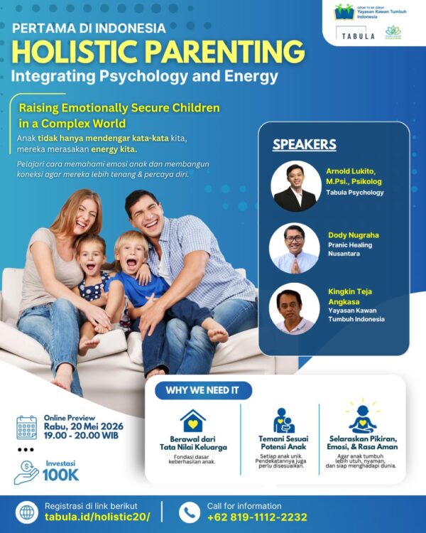 Workshop Holistic Parenting 20 Mei 2026 - SATU Tiket